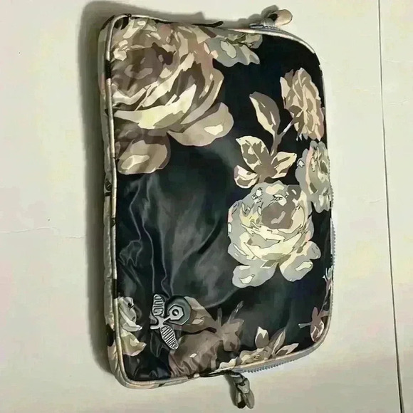 Juicy Couture, soft laptop bag, blue floral print - Picture 1 of 3